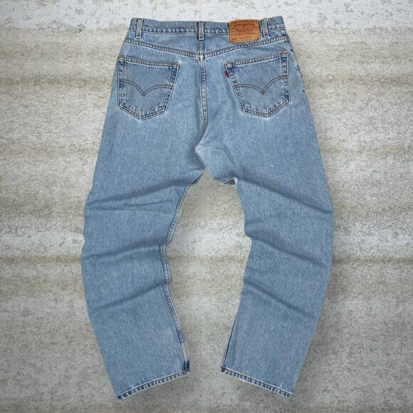 Levi's Other - Vintage 90s Levis Jeans 505 36x30 Regular Straight Leg Light Wash Denim Cotton